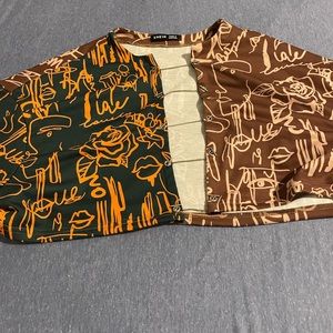 Graphic crop top